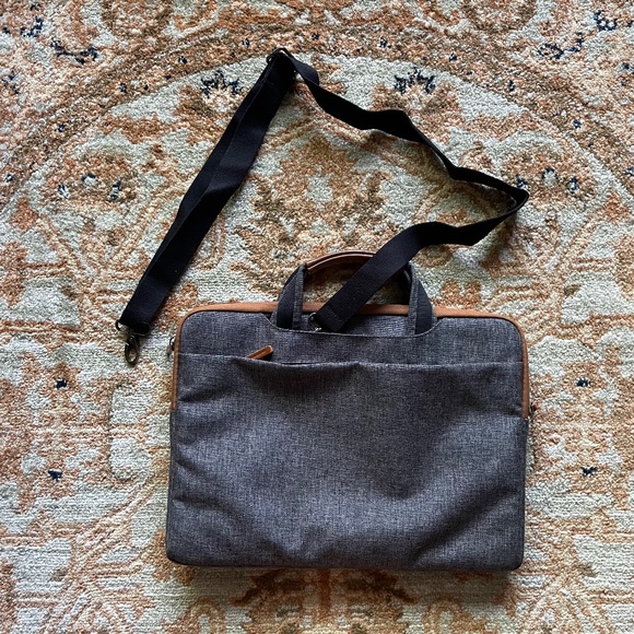 Domiso 13.3" Waterproof Functional Laptop Sleeve Briefcase With USB Battery Cord - Picture 10 of 15